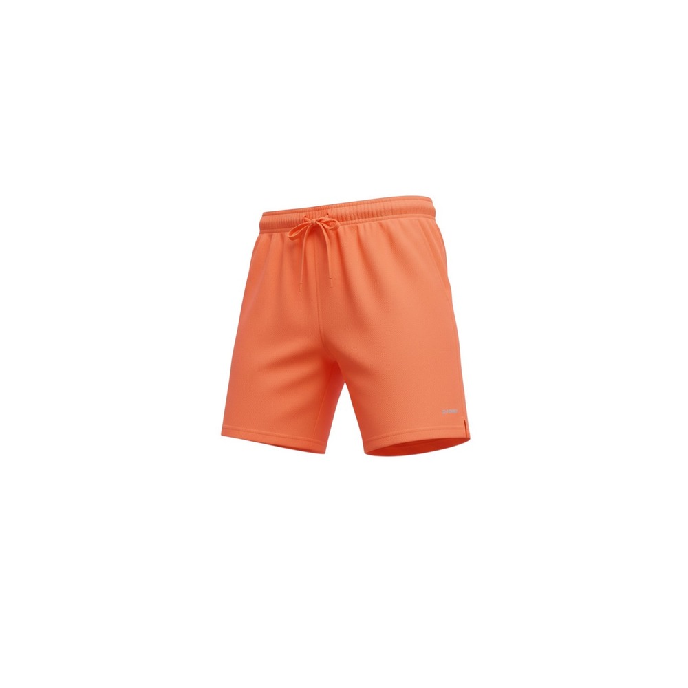 Athletic Works Mesh Shorts Mens XXL 18 Orange Drawstring Athletic Activewear